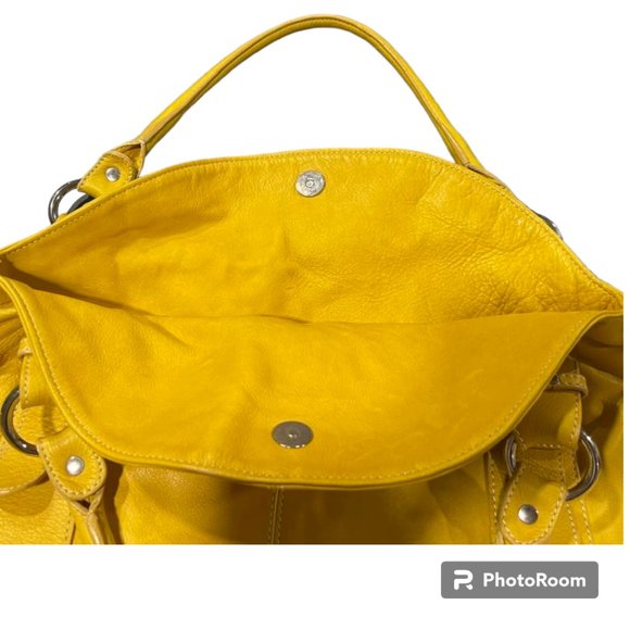 Italian Leather Tote Shoulder Strap Large Handbag Bought and Made in Italy - Picture 10 of 16